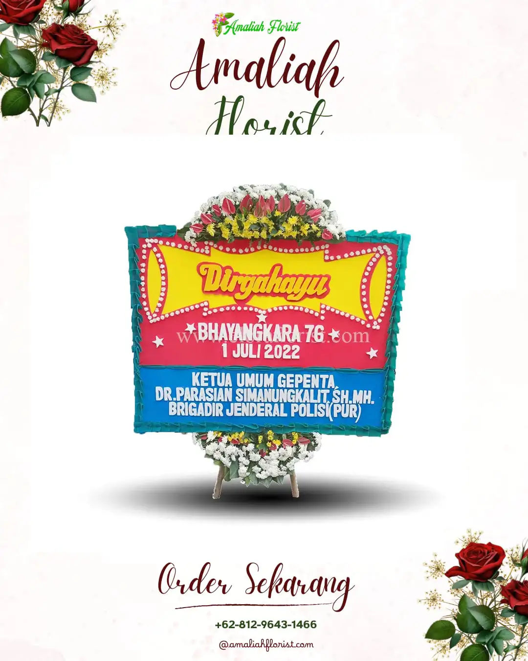 Papan Bunga HUT Ulang Tahun Tapian Nauli